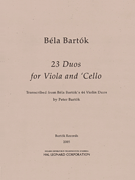 cover for 23 Duos for Viola and Cello