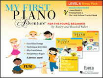 cover for My First Piano Adventure Level A Bravo Pack