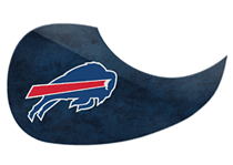 cover for Buffalo Bills Pickguard