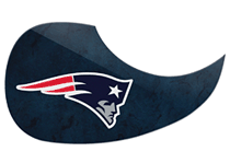 cover for New England Patriots Pickguard