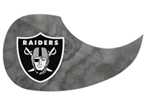 cover for Oakland Raiders Pickguard