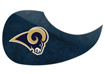 cover for Los Angeles Rams Pickguard