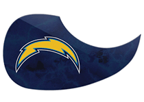 cover for San Diego Chargers Pickguard