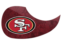 cover for San Francisco 49ers Pickguard