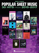 cover for Popular Sheet Music - 30 Hits from 2015-2017