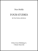 cover for Four Studies for 2 Violins and Drone