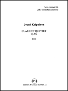 cover for Jouni Kaipainen: Clarinet Quintet, Op. 59a
