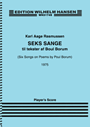 cover for Six Songs on Poems by Poul Borum [Seks Sange til tekster af Boul Borum)