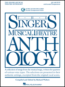 cover for Singer's Musical Theatre Anthology - Quartets Book/Online Audio