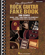 cover for The Greatest Rock Guitar Fake Book