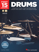 cover for First 15 Lessons - Drums