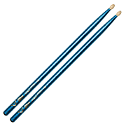 cover for Color Wrap 5A Blue Sparkle Drum Sticks