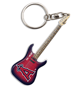 cover for Los Angeles Angels Electric Guitar Keychain