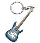 cover for Los Angeles Dodgers Electric Guitar Keychain