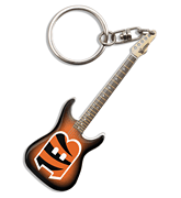 cover for Cincinnati Bengals Electric Guitar Keychain