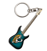 cover for Jacksonville Jaguars Electric Guitar Keychain