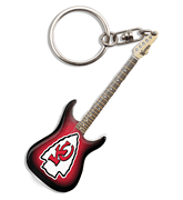 cover for Kansas City Chiefs Electric Guitar Keychain