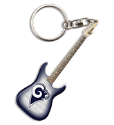 cover for Los Angeles Rams Electric Guitar Keychain