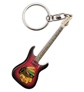 cover for Chicago Blackhawks Electric Guitar Keychain