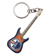 cover for Edmonton Oilers Electric Guitar Keychain