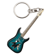 cover for San Jose Sharks Electric Guitar Keychain