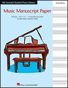 cover for Hal Leonard Student Piano Library Standard Music Manuscript Paper