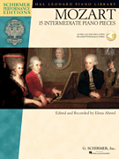cover for Mozart - 15 Intermediate Piano Pieces