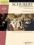 cover for Schubert - Four Impromptus, D. 899 (0p. 90)
