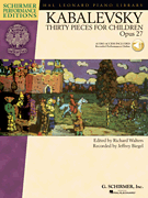cover for Dmitri Kabalevsky - Thirty Pieces for Children, Op. 27