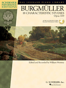 cover for Johann Friedrich Burgmüller - 18 Characteristic Studies, Opus 109