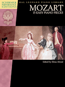 cover for Mozart - 15 Easy Piano Pieces