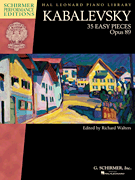 cover for Kabalevsky - 35 Easy Pieces, Op. 89 for Piano