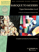cover for Baroque to Modern: Upper Intermediate Level