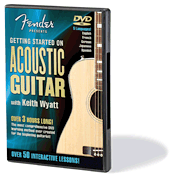 cover for Fender® Presents Getting Started on Acoustic Guitar