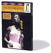 cover for Sarah Vaughan - Live in '58 and '64