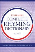 cover for Schirmer's Complete Rhyming Dictionary