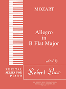 cover for Allegro in B Flat Major