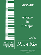 cover for Allegro in F Major