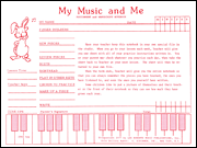 cover for Teaching Aids, My Music & Me - Primary Manuscript and Assignment Diary
