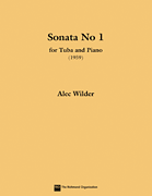 cover for Sonata for Tuba and Piano (1959)