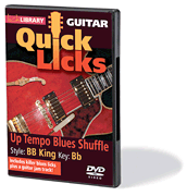 cover for Up Tempo Blues Shuffle - Quick Licks