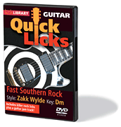 cover for Fast Southern Rock - Quick Licks