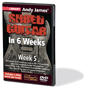 cover for Andy James' Shred Guitar in 6 Weeks