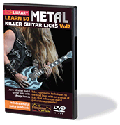 cover for Learn 50 Metal Killer Guitar Licks