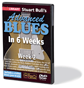 cover for Stuart Bull's Advanced Blues in 6 Weeks