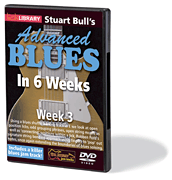 cover for Stuart Bull's Advanced Blues in 6 Weeks