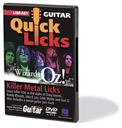 cover for Killer Metal Licks (The Wizards of Oz!) - Quick Licks