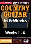 cover for Steve Trovato's Country Guitar in 6 Weeks