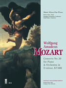 cover for Mozart Concerto No. 20 in D Minor, KV466