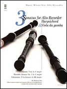 cover for 3 Sonatas for Alto Recorder, Harpsichord & Viola da Gamba